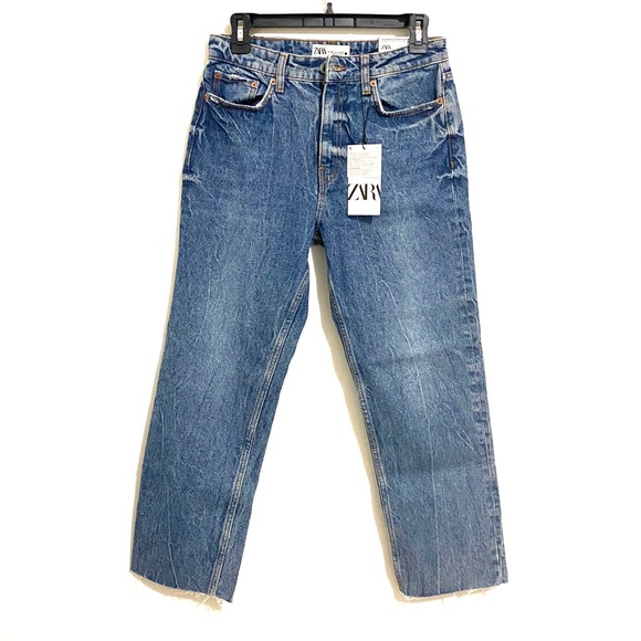 ZARA HW Premium Ankle Straight Jeans US 28 or US 6 - Picture 7 of 10